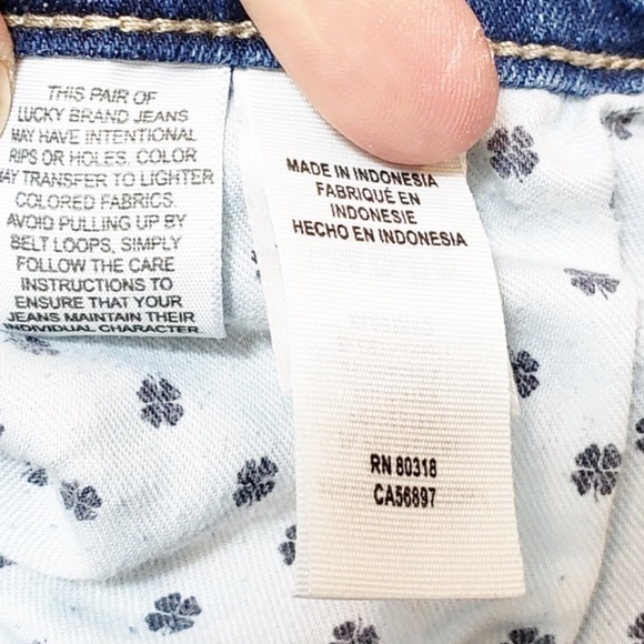 Lucky Brand Ava Skinny High Rise Raw Hem Jeans - Picture 11 of 13